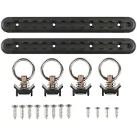 Typecat Rupsband met Vaste Ronde Schuifrailvergrendeling voor Campermodificatie, L-Vormige Rail voor Aanhangwagenbevestiging