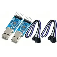 Kepptory 2 Stuks CP2104 USB 2.0 Naar TTL UART Module Seriële Converter STC Programmeur Adapter Bord Vervang CP2102 voor Seriële Debugging