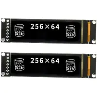 Typecat 2st 2,08 Inch OLED-Schermmodule 256x64 Dot Matrix SH1122-Driver 7-Pins SPI-Interface 16 Grijstinten