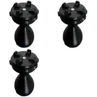 ISTOVO 3X 3D-Geprinte Modelverfstandaard, Miniatuurverfhouder, Draagbare, Vaste Tafelhouder, Draagbare Stabilisator