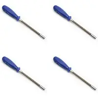 Typecat 4st 7mm Flexibele Hex Schroevendraaier 90 Graden Buigbare Moersleutel Hex Socket Slangklem Schroevendraaier Handgereedschap voor Autoreparatie