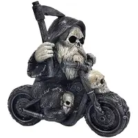 Semoic Reaper-Beeld, Bureau-Skelet, Reaper-Beeld, Decoratief Beeldje voor Themabars, Halloween-Eettafel, Nachtkastje, Raam