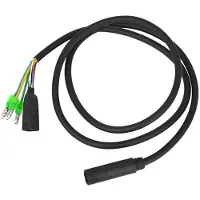 ISTOVO 9-Pins Vrouwelijke Motorkabelverlenging met Hall-Connector 100 cm voor E-Bike Motor Hall-Sensor Fasepositie en Duurzaamheid