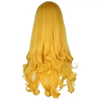 Torribaly Anime Slapende Schoonheden Prinses Pruik Vrouwen Lang Geel Haar Cosplay Kostuum Halloween Party Pruiken Lang Krullend Haar