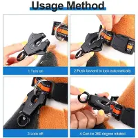 Semoic 2 Stuks Kikkerclip 360 Graden Draaiklip Leash Sluiting Zware Duurzame Snelle Ontgrendel Ketting Gesp Kikker Kabel Leash Gesp
