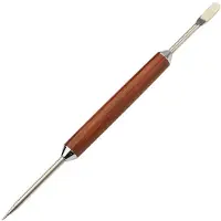 Torribaly Coffee Art Pen, Coffee Fancy Art Naald Barista Tool, Houten Handvat Roestvrij Decorating Coffee Art Naald