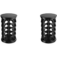 Typecat 2X Koffiecup-Carrouselorganizer: voor 40 K Cup-Cups, Koffiecapsulehouder, Keukenblad voor Thuis of op Kantoor, Zwart