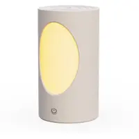 Melitt Draagbare Aromadiffuser van 600 Ml met Kleurrijke Ledlampjes, Oplaadbare Batterij, Draadloze Luchtbevochtiger voor Slaapkamer, Kantoor, Enz B