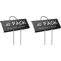 Typecat 80-Pack Metalen Plantenlabels Weerbestendige Tuinmarkeringen Herbruikbare Kweeklabels voor Groenten Kruidenbloemzaad Kas