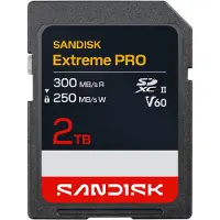 SanDisk 2TB SDXC Extreme Pro 250MB/s V60 UHS-II geheugenkaart
