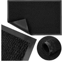 Gockowiak Grijze Deurmat 40x60 cm - Antislip PVC & Polypropyleen - Binnen
