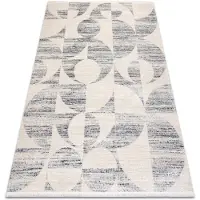 Rugsx FROJE 1773 Geometrisch – Scandinavische stijl, met textuur, modern crème / grijs 180x270 cm