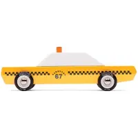Candylab Toys houten speelgoedauto Candycab - Americana taxi klassieker.