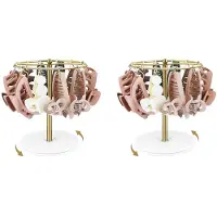 Typecat 2X 360 Graden Draaibare Klauwclip Organizer Houder, Metalen Haarclip Opbergdisplay voor Slaapkamer Badkamer Decoratie