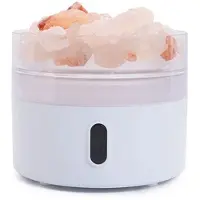 Typecat Zoutstenen Lamp Diffuser Luchtbevochtiger USB Aromatherapie Nachtlampje Mist Luchtbevochtiger voor Slaapkamer, Kantoor, Huis, Auto