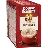 Douwe Egberts Verwenkoffie Cappuccino Oploskoffie - 5 x 10 zakjes