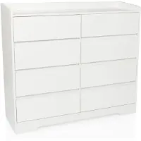 Hjh LIVING Sideboard / commode OSOYRO 110x38x98 cm 8 laden wit