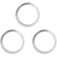 Typecat 3X Aluminium Draaitafellager Kwartelplaat 12 Inch Zilver