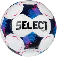 Select Team V26 Voetbal Maat 4 Wit Blauw Felroze