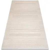 Rugsx FROJE 3614 Lijnen, kader – Scandinavische stijl, met textuur, modern crème / beige 80x150 cm