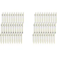 Torribaly 60 Stuks Slimline Pen Kit Houtdraaipen Kit met Navulling Draaigereedschap voor DIY Maken van A