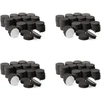 Typecat 192 Stuks Plant Pot Voeten Risers Natuurlijke Rubber Bloempot Mat Onzichtbare Pot Voeten voor Zware Outdoor Planten, Bloempotten