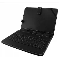 EtuiTab Serie - Toetsenbord en Hoes - Geschikt voor Toscido X104/X101/W109 - Bedraad - Ecologisch Leer