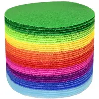 Typecat 36 Stuks Tapijtvlekken-Klaslokaal-Vlekkenmarkers, Kleurrijke Cirkelvormige Tapijtvlekken voor Klaslokalen, Cirkelvormige Tapijtmarkeringen en Stickers
