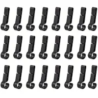 Semoic 500 Stuks Helmclips voor Hoofdlamp, Hoofdlamphaak, Helmlampclip, Helmclip, Helmaccessoire