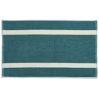 HAY Stripe Badmat Petrol blue