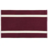 HAY Badmat Stripe Bath Mat Burgundy-50 x 80 cm