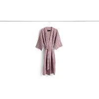 HAY Badjas Waffle Stripe Cool Pink-One-size
