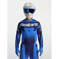 Alpinestars Techstar Swan Heren MX Jersey Blauw L