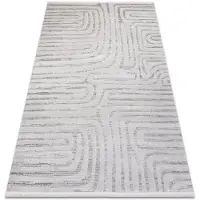 Rugsx FROJE 1774 Lijnen – Scandinavische stijl, met textuur, modern grijs 160x220 cm