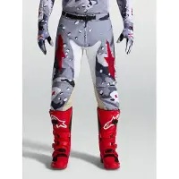 Alpinestars Racer Air Lone Heren Crossbroek Grijs/Rood 34