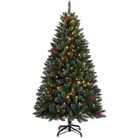 vidaXL Kunstkerstboom met 300 LED's 180 cm