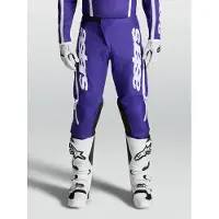 Alpinestars Fluid Apex V2 Heren Crossbroek Blauw/Wit 36