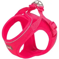 Trixie hondentuig urbanvest mesh fuchsia 34-37x1,5 cm - xxs-xs