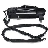 Semoic Handsfree Hondenriem voor Wandelen, Hardlopen en Joggen met Uw Huisdier. Verstelbare Hondenriem met Heupriem, Borstband en Trekkoord B