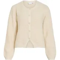 Vila Gebreid vest 'VIPIGGA' crème