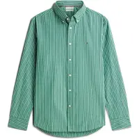 Tommy Hilfiger Overhemd 'Flex' jade groen / wit