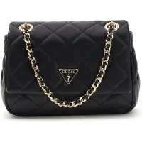 GUESS schoudertas Juliet Mini Flap Bag Black zwart