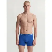 Jack & Jones Boxershorts 'JACCARL' navy / hemelsblauw / zwart / wit