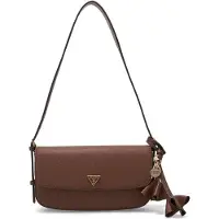 GUESS schoudertas Danielle Flap Shoulder Bag Brown bruine