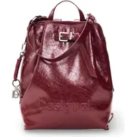 Desigual vrijetijdsrugzak rugzak Half Logo Luena NF Backpack Red rood