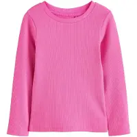Next - Meisjes - Geribbelde top met lange mouwen - Roze