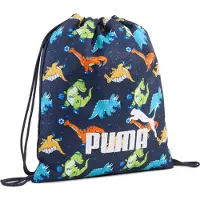 Puma Phase AOP Small kinder gymtas met dino blauw 11 liter