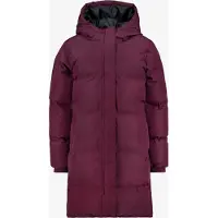 TwoDay lange gewatteerde meisjes winterjas bordeaux maat 152