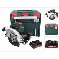Metabo KS 18 LTX 66 BL accu-handcirkelzaag 18 V 165 mm + 1x accu 4,0 Ah + metaBOX - zonder oplader