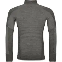 Ortovox - Thermokleding - 230 Competition Zip Neck M Dark Sage voor Unisex van Wol - Maat S - Bruin